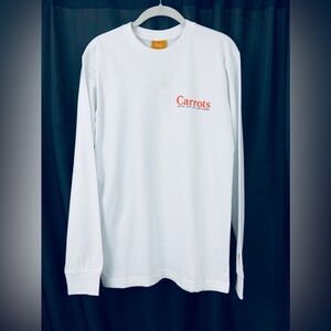 Men’s White Long Sleeve Crew Neck Grillo’s Pickles  T-Shirt.   Size Smal…